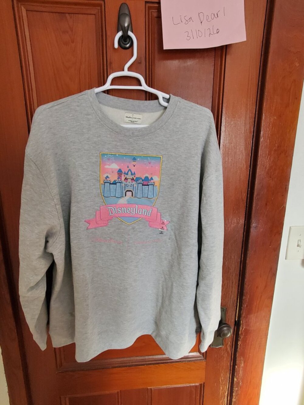 NWT DisneyxStoney Clover Lane Disneyland Pullover
